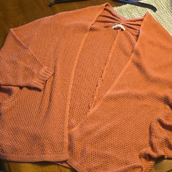 Staccato Rose Orange Knit Sweater - Picture 1 of 4